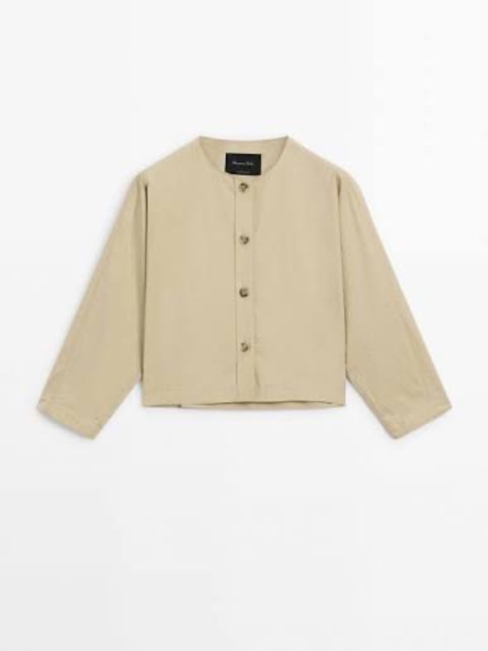 ISO Massimo Dutti Co-ord Jacket in Natural